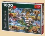 Пазл Животные мира (1000 элементов)