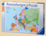 Пазл Политическая карта Европы (500 элементов)