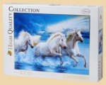 Пазл Белые кони (1000 элементов, панорама)