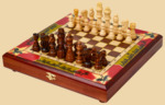 Набор игр 3 в 1 Чапаев (шахматы, шашки, домино)